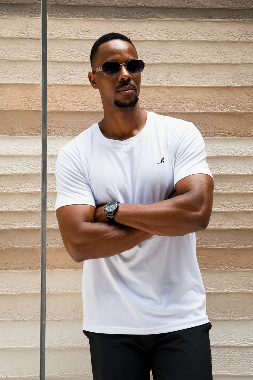 White APEX Tee